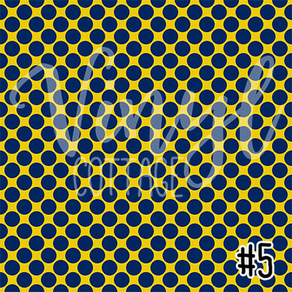 Navy and Yellow Patterns