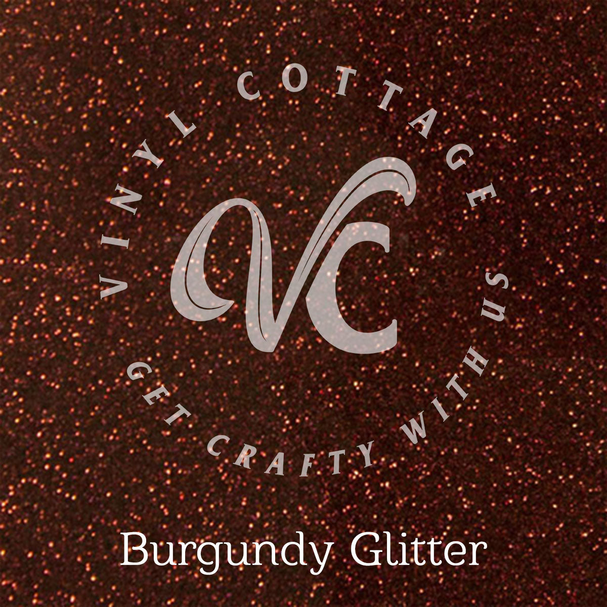 Burgundy Glitter HTV