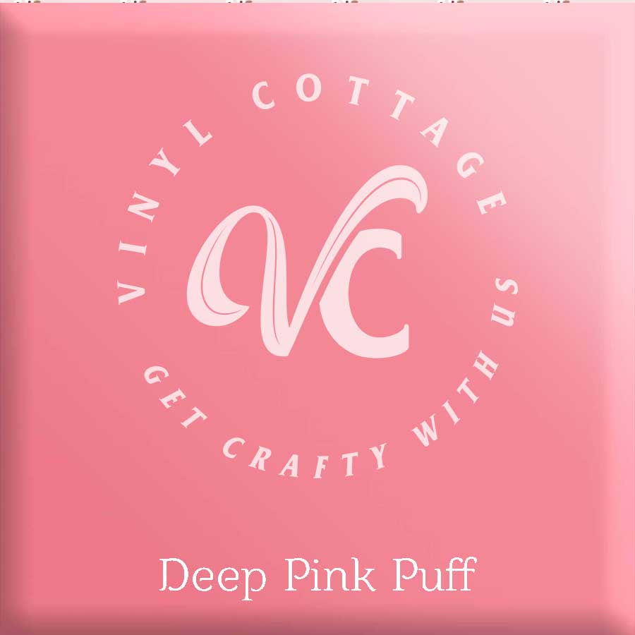 Deep Pink Puff HTV