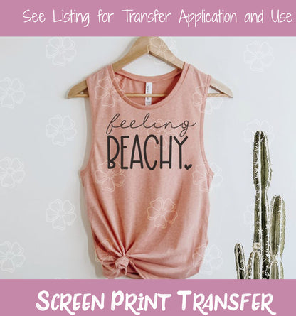 Feeling Beachy SCREEN PRINT TRANSFER #158