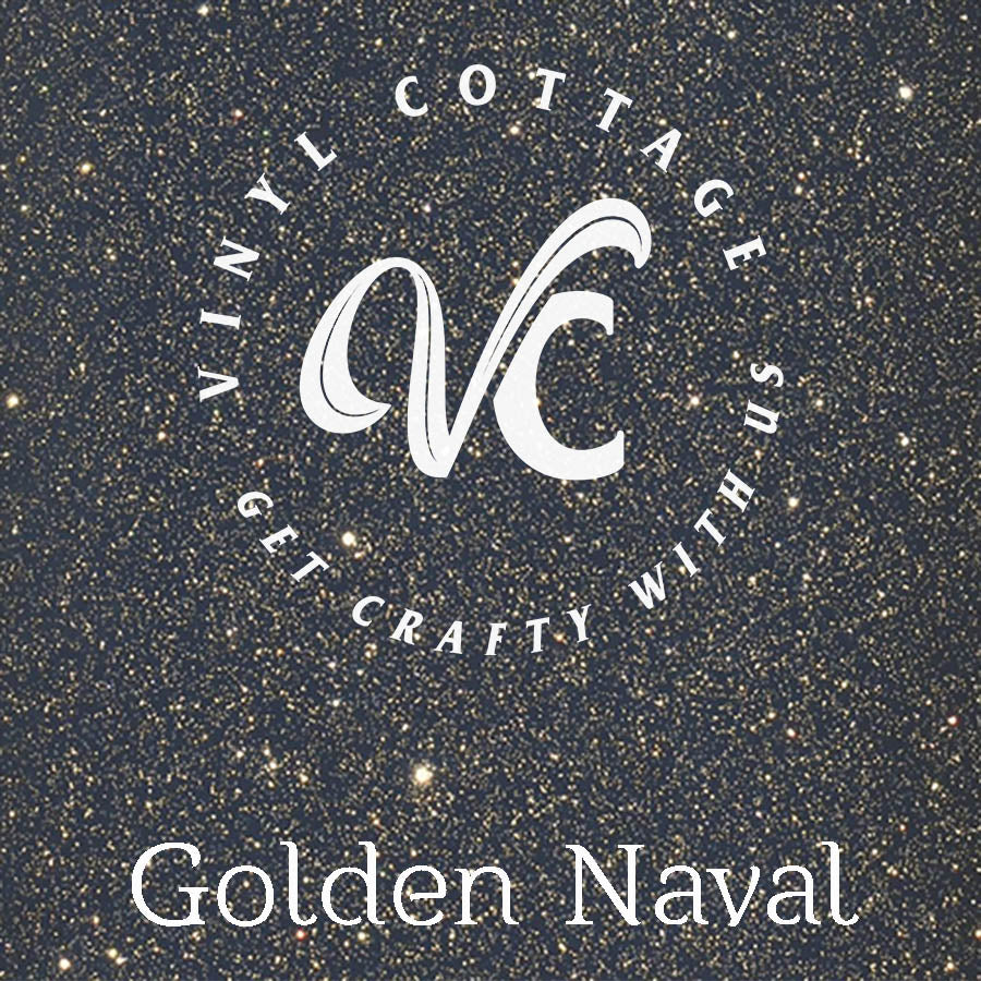 Golden Naval Metallic Glitter