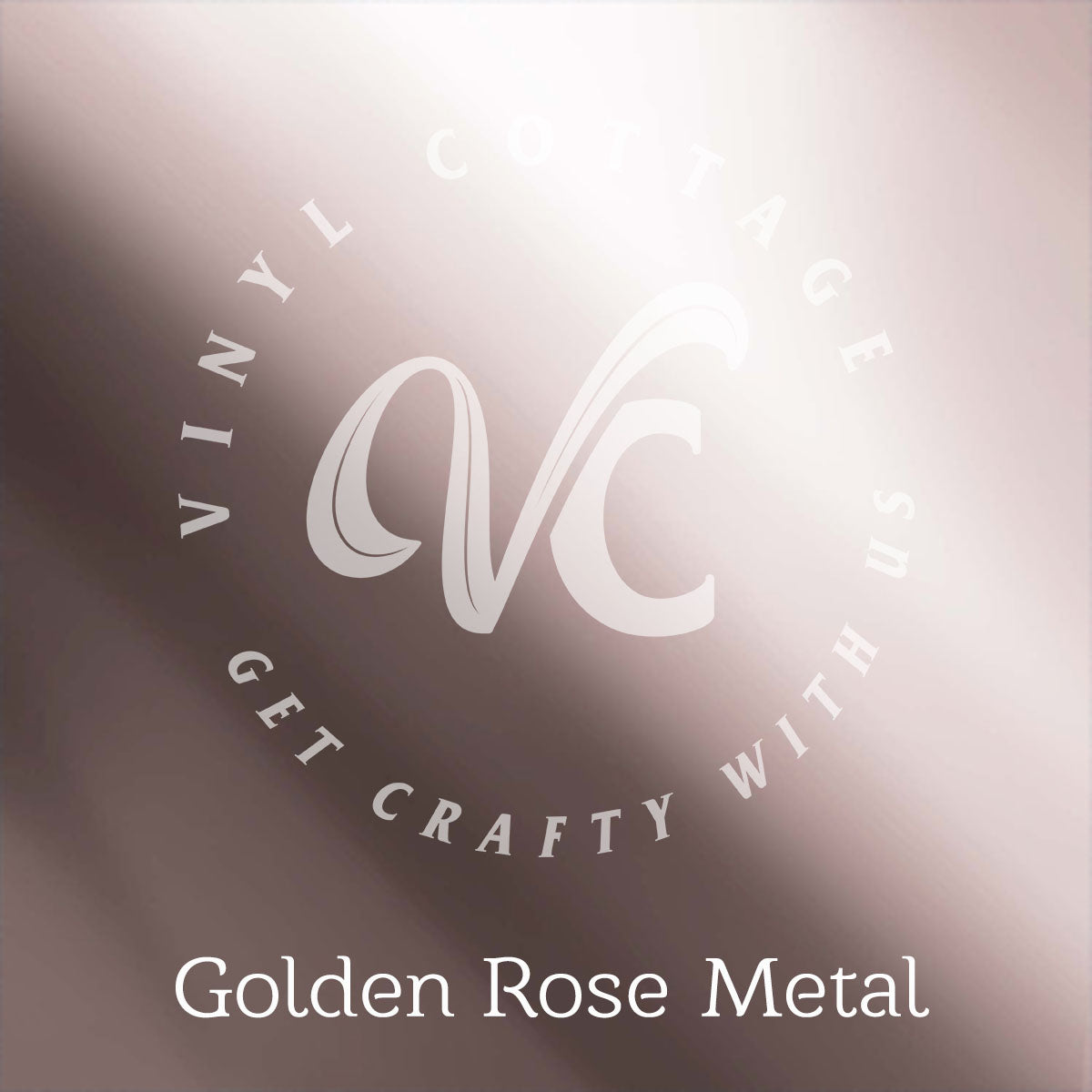 Golden Rose Metal HTV