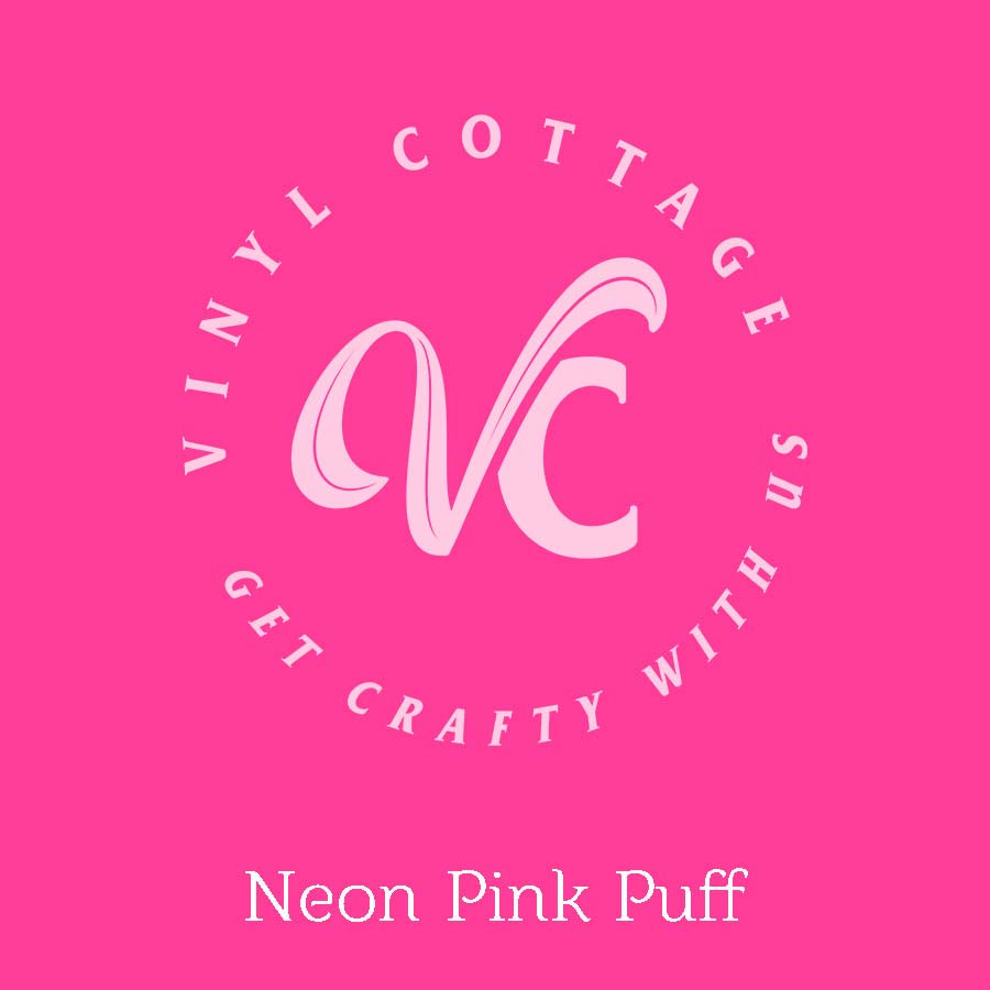 Neon Pink Puff HTV