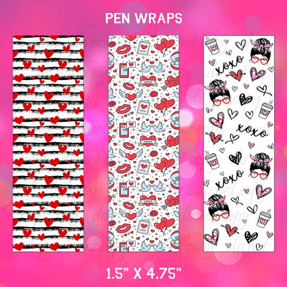 Pen Wraps Valentine