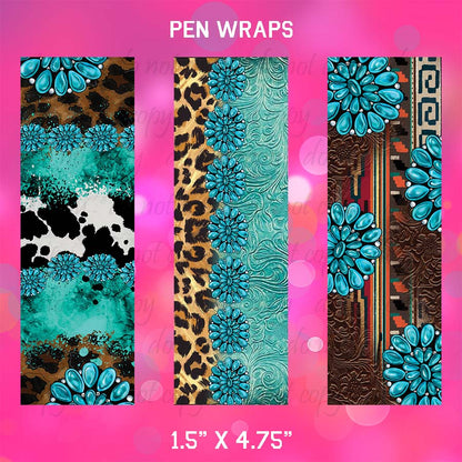 Pen Wraps ~ Western