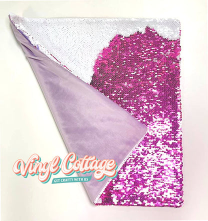 Pink Sequin Pillow