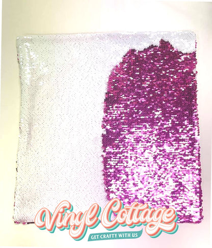 Pink Sequin Pillow