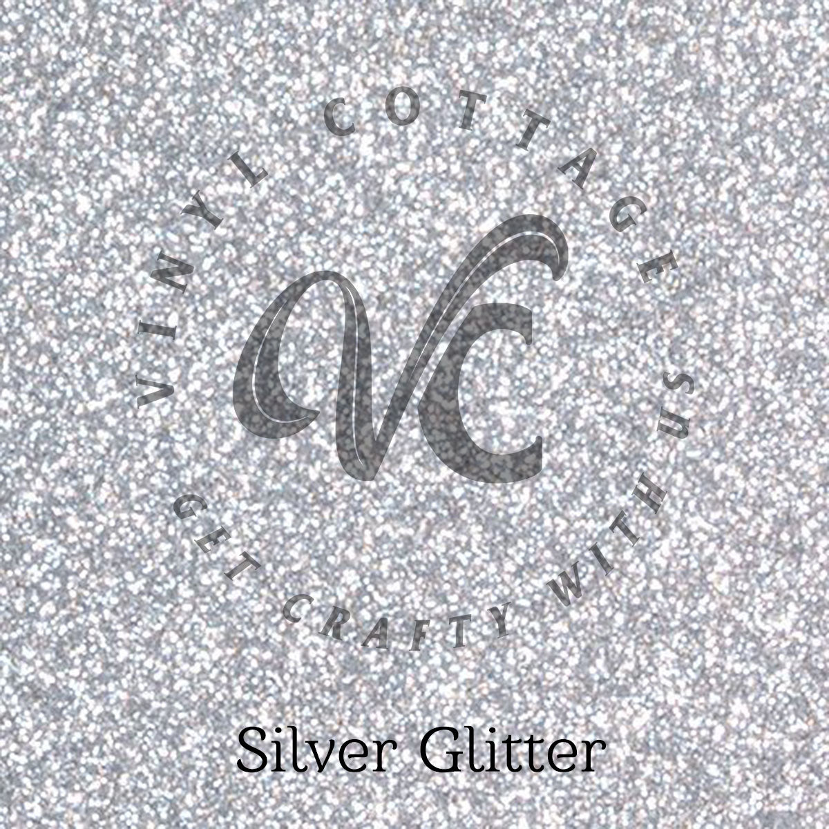 Silver Glitter HTV