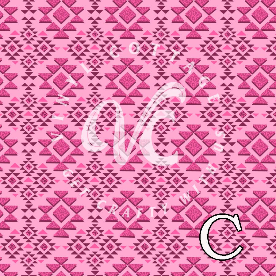 Pink Aztec ~ WE-02